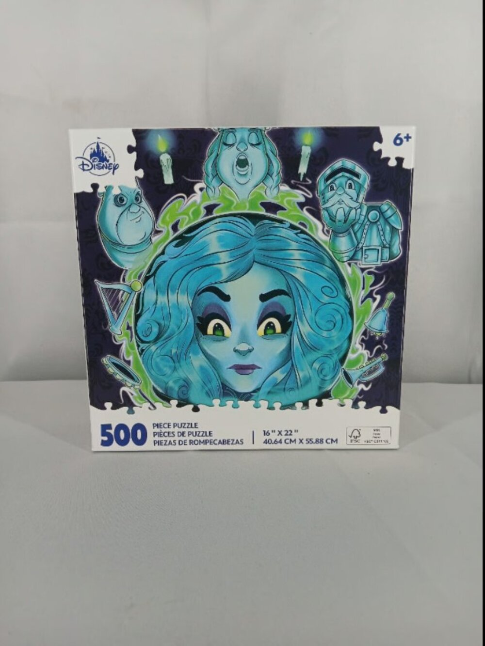 Disney Parks 500 Piece Puzzle Set The Haunted Mansion Madame Leota NWT